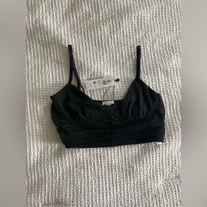 black garage corset cami